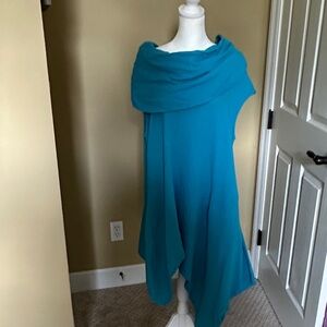 bryn Walker Teal Asymmetrical Tunic